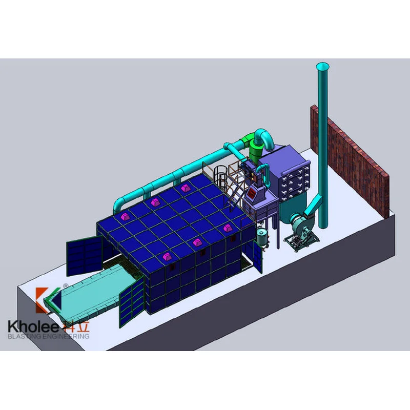 KL-PSF070504 Blast Room with Mechnical Recovery System - Kholee Blast