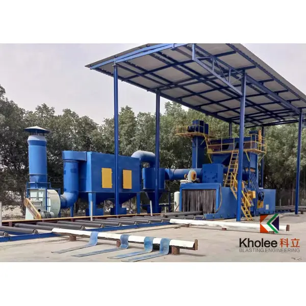 آلة التفجير بالرصاص الناقل الأسطواني klh2016-12 لمكبات الأنابيب