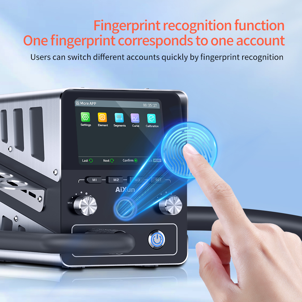 AiXun H314 Intelligent Digital Hot Air Gun Rework Station