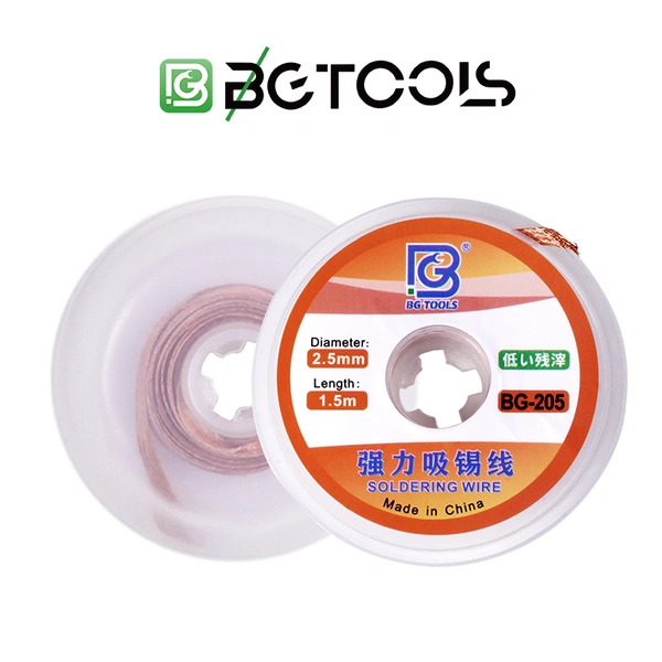 bg импортный индивидуальный фитиль для припоя