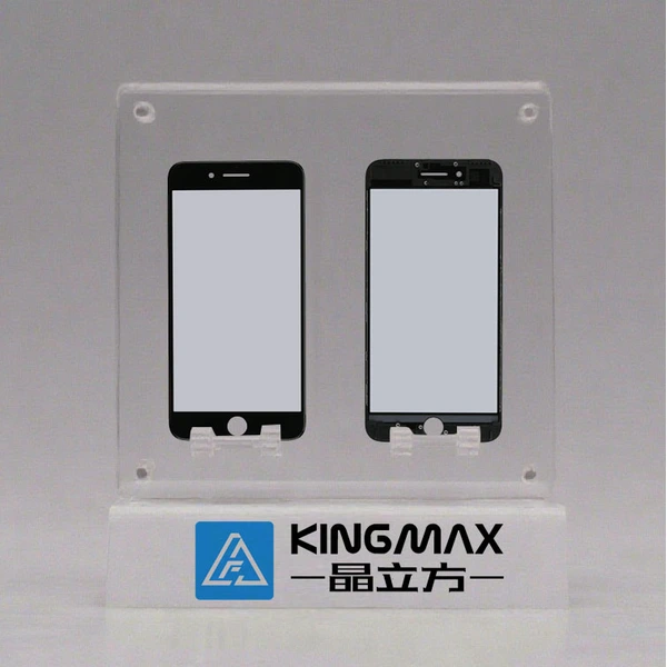 Glass Lens with Frame (Cold Pressed), OCA and Polarizer for  iPhone 7 plus