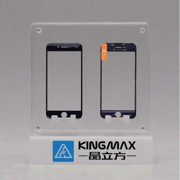 Glass Lens with Frame (Cold Pressed), OCA and Polarizer for  iPhone 7