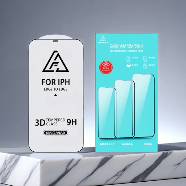 Kingmax 9D Glass Iphone 12/iphone 12 pro Screen Protector Tempered 9H Glass