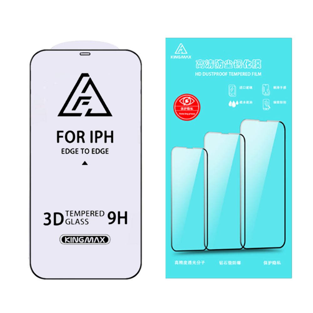 Kingmax 9D Glass Iphone 12/iphone 12 pro Screen Protector Tempered 9H Glass