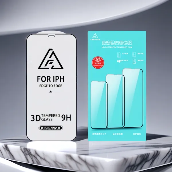 iPhone 12 Pro Max Screen Protector Antimicrobial Edge-to-Edge