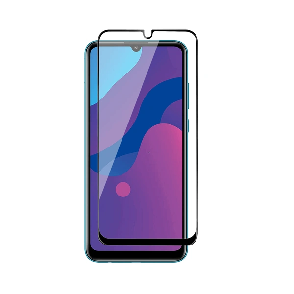 Tempered Glass for Huawei Y6p / Honor 9A (Black) Edge to Edge