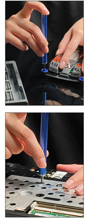 Using KINGMAX Screwdriver Set to adjust laptop hinges.jpg