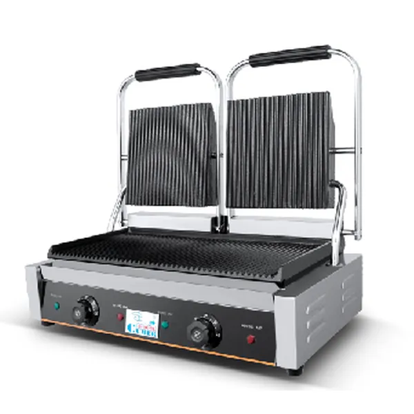Most Popular Electric Non-stick Sandwich Panini Grill 2 Plate