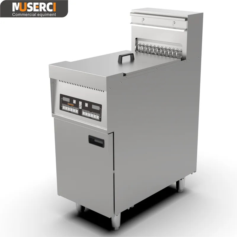 standing 28L gas fryer for commercial kitchen equipment