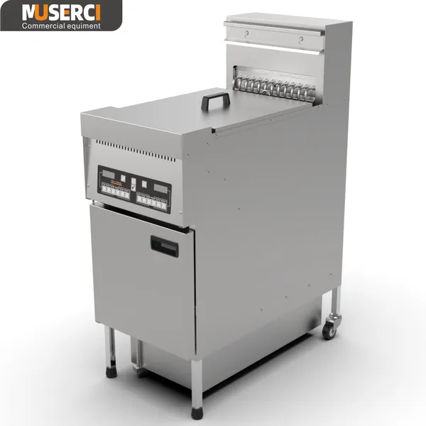 standing 28L gas fryer for commercial kitchen equipment