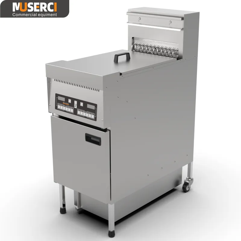 standing 28L gas fryer for commercial kitchen equipment