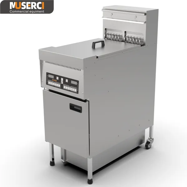 standing 28L gas fryer for commercial kitchen equipment