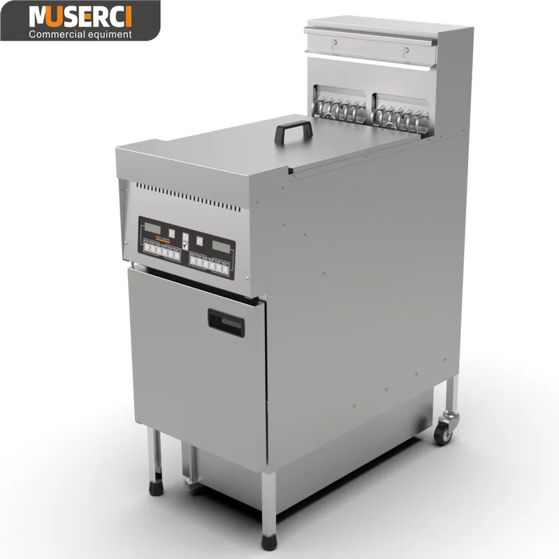 standing 28L gas fryer for commercial kitchen equipment