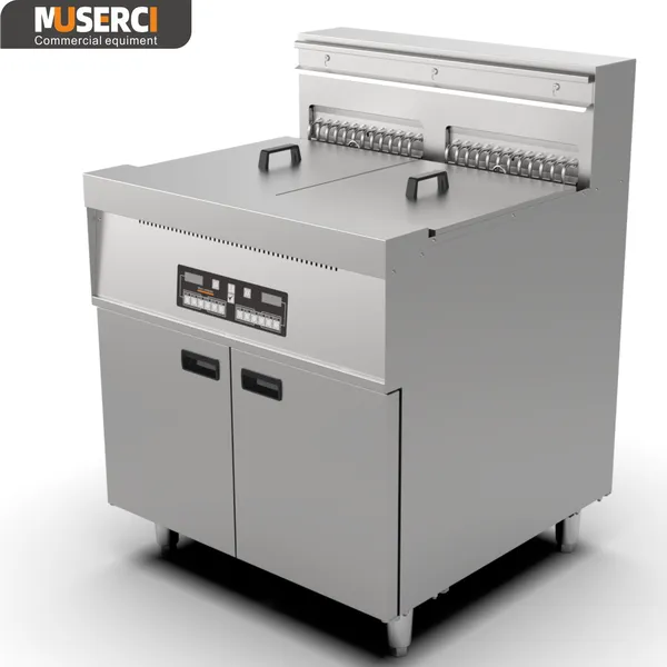 standing 28L gas fryer for commercial kitchen equipment
