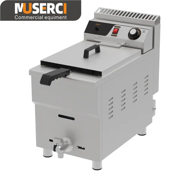 floor standing commercail|gas fryer