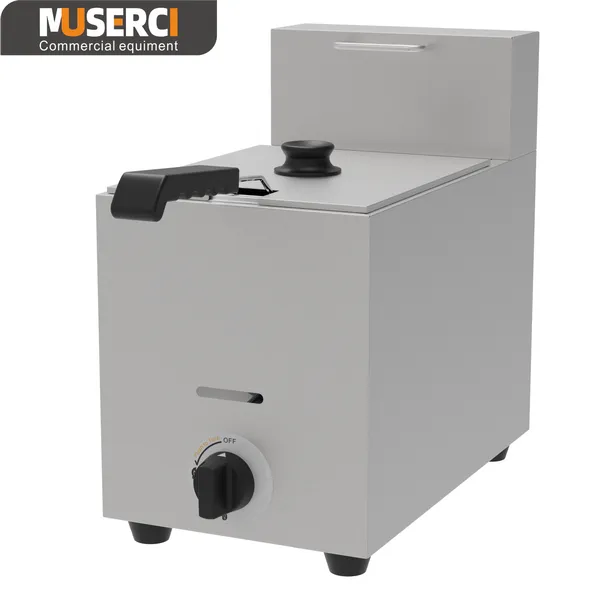 standing 28L gas fryer for commercial kitchen equipment