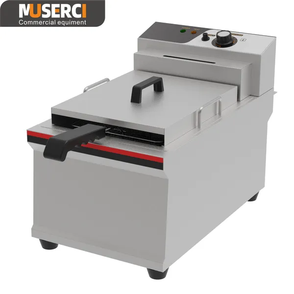 standing 28L gas fryer for commercial kitchen equipment