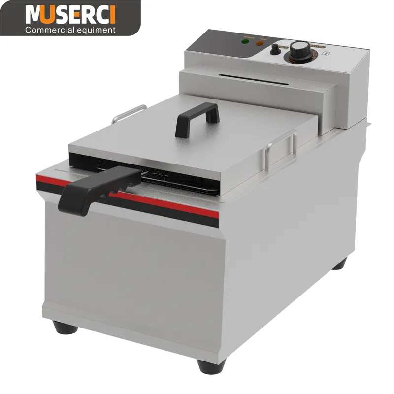 standing 28L gas fryer for commercial kitchen equipment