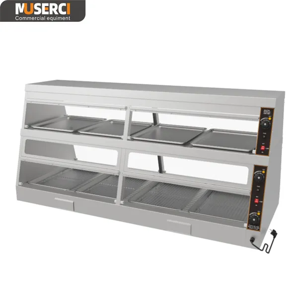 OEM ODM مسخن الوجبات السريعة الكهربائي متعدد الوظائف من الفولاذ المقاوم للصدأ