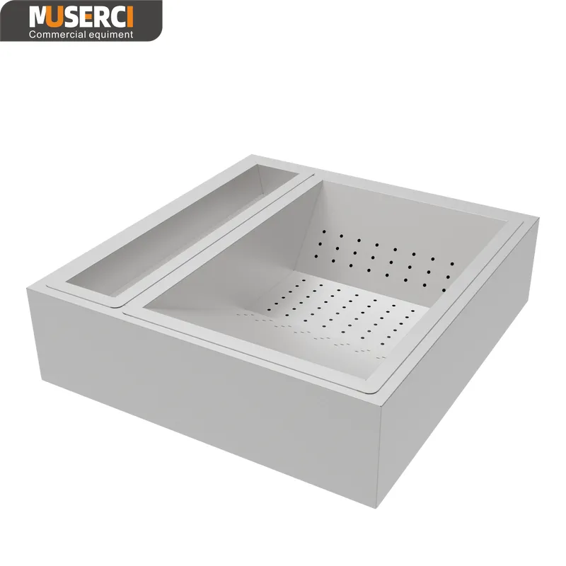 Kitchen Stainless Steel Potato Chips Frying Food Workbench