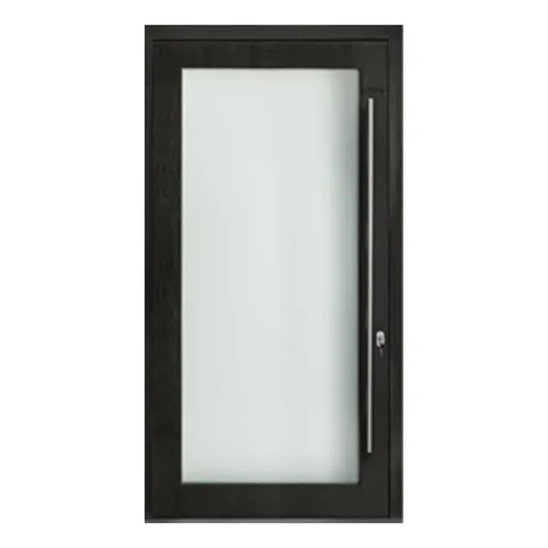 باب زجاجي ذو طبقة محورية من الخشب الصلب مع أجهزة ألمانية