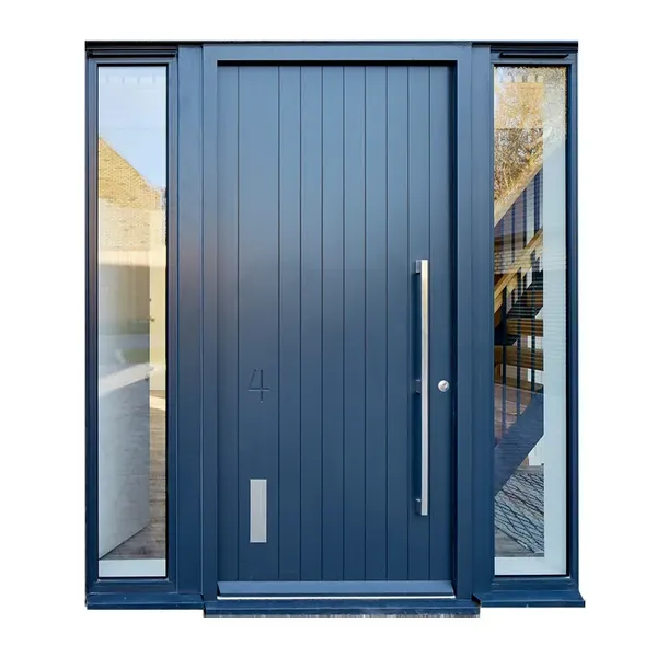 باب محوري للمدخل الرئيسي الخارجي من الخشب الصلب الأمريكي