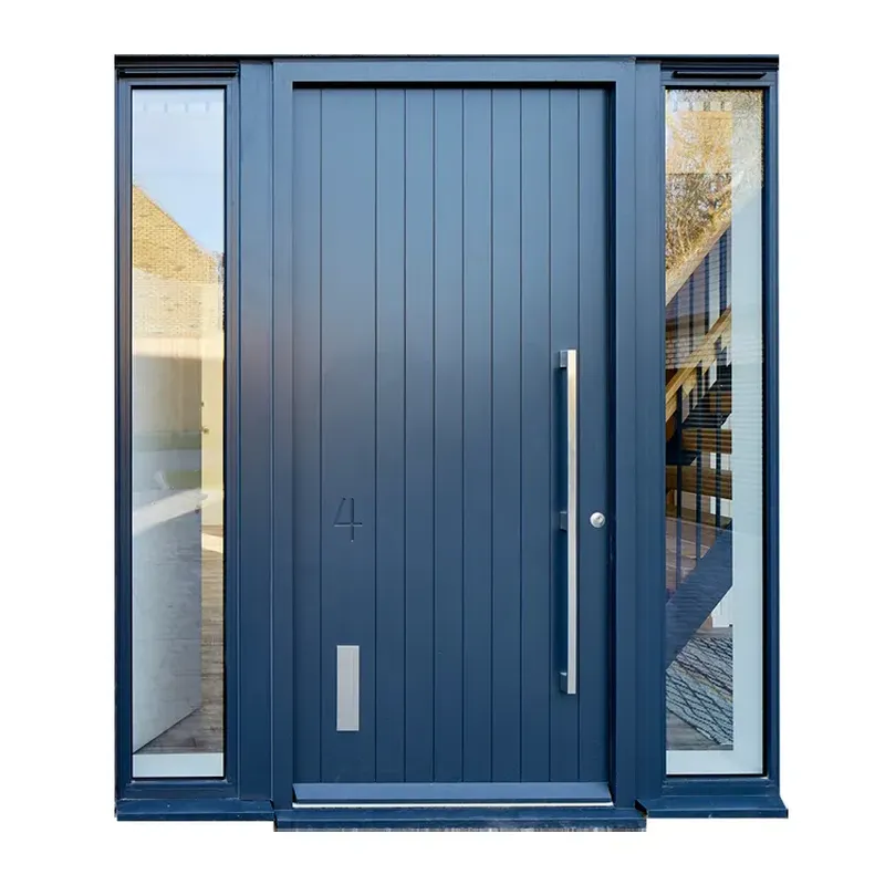 باب محوري للمدخل الرئيسي الخارجي من الخشب الصلب الأمريكي