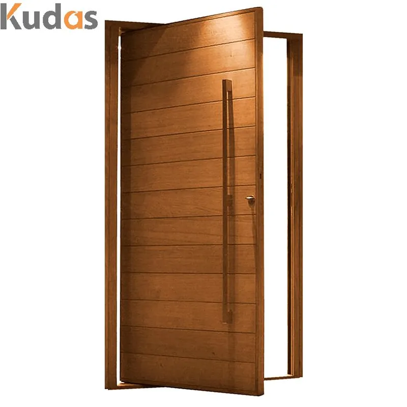 المدخل الرئيسي السكني باب خشبي خارجي أمامي محوري