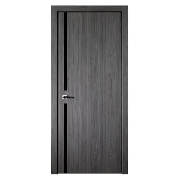 أبواب فندقية داخلية مقاومة للحريق من الميلامين بتصميم باب رمادي