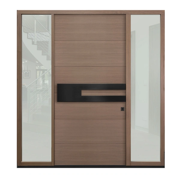 المدخل الرئيسي باب خشبي خارجي أبواب دخول أمنية أمامية خشبية