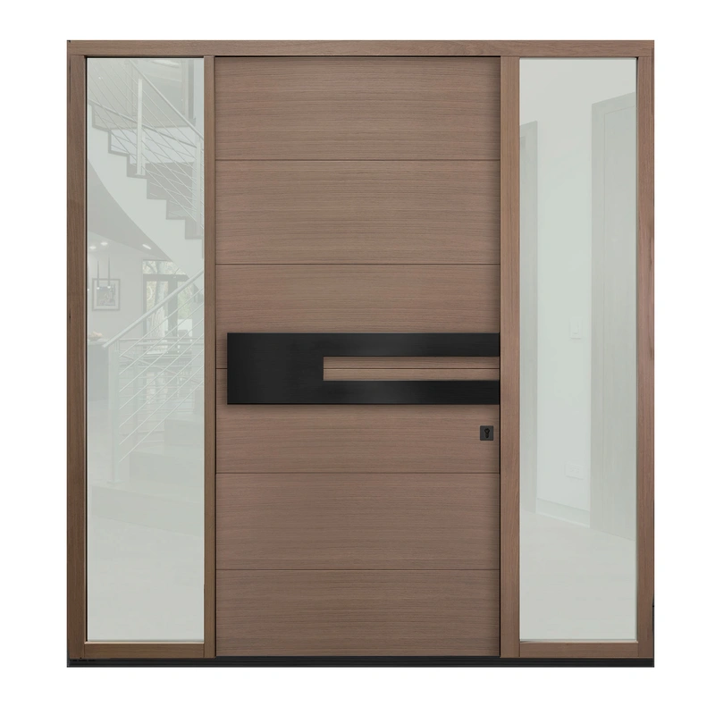 المدخل الرئيسي باب خشبي خارجي أبواب دخول أمنية أمامية خشبية