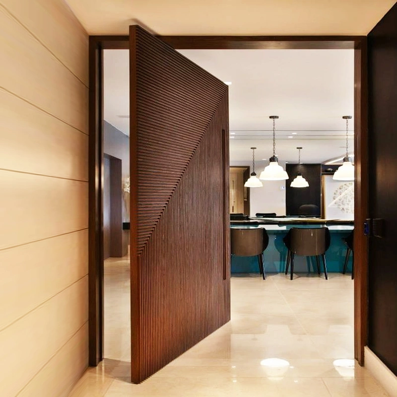 باب محوري من الخشب الصلب، أبواب أمامية للمدخل الرئيسي الخشبي الخارجي