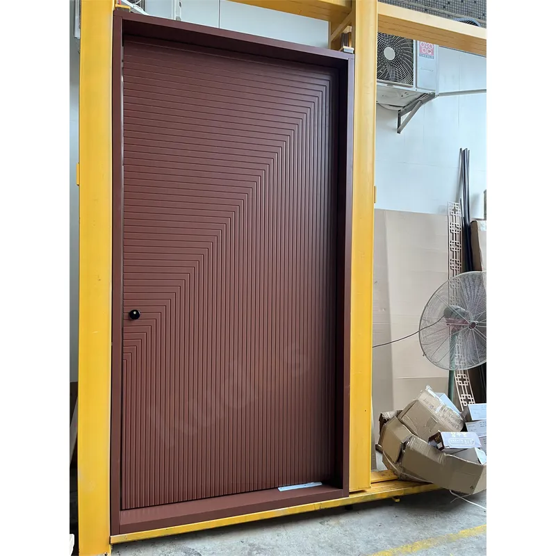 باب محوري من الخشب الصلب، أبواب أمامية للمدخل الرئيسي الخشبي الخارجي