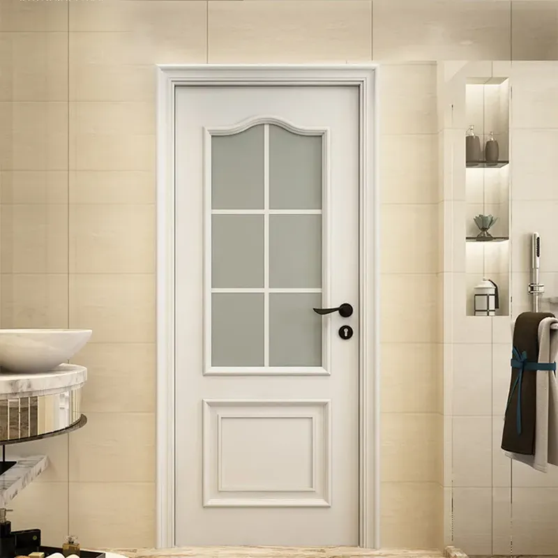 أبواب داخلية زجاجية للمنزل الصين المورد ذات جودة عالية للمرحاض والمطبخ