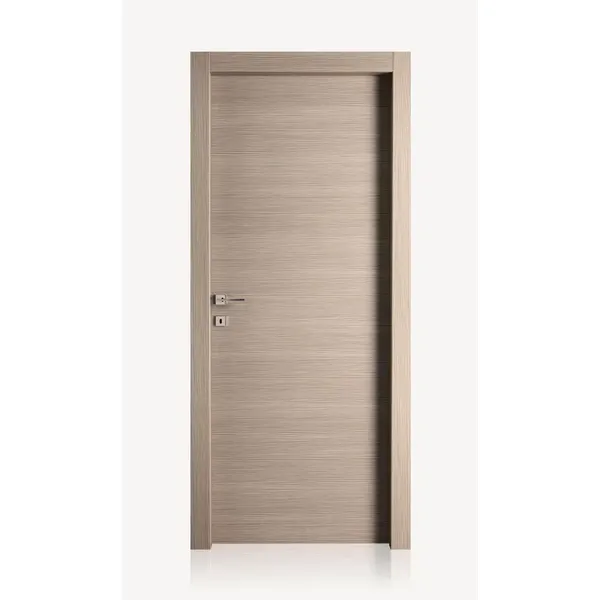 باب داخلي خشبي صلب من الخشب لباب MDF المسطح للغرفة