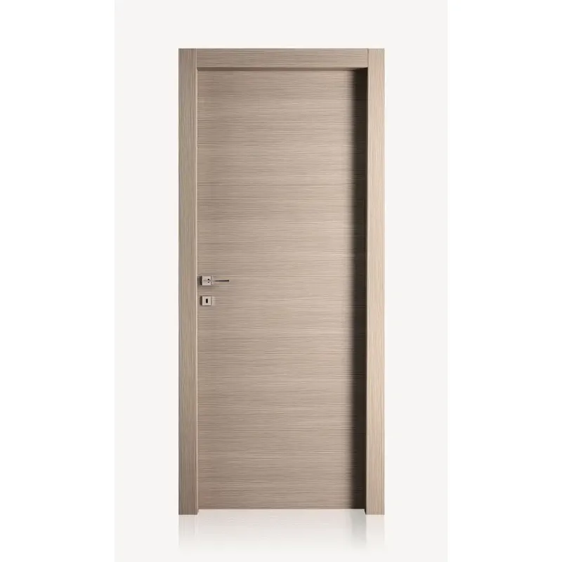 باب داخلي خشبي صلب من الخشب لباب MDF المسطح للغرفة