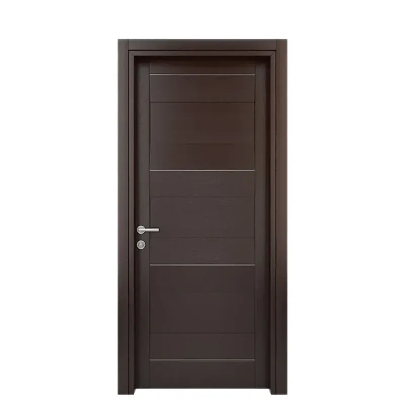 باب داخلي من الخشب الصلب wpc، mdf، زجاج متدفق من الكلوريد متعدد الفينيل