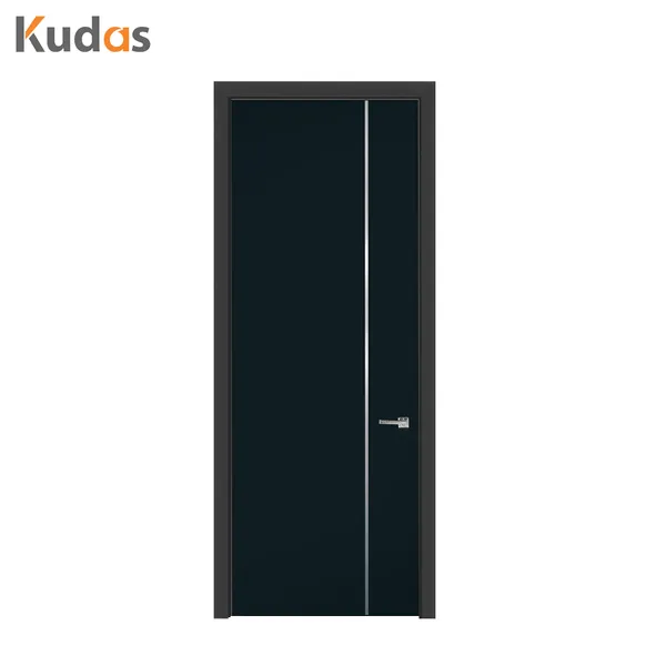 أبواب غرفة خشبية MDF باب أرجوحة فردي مركب للمنزل