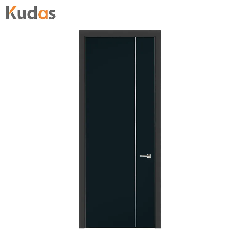 أبواب غرفة خشبية MDF باب أرجوحة فردي مركب للمنزل