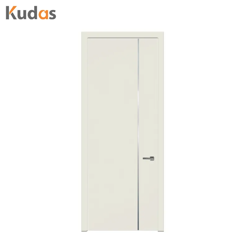 أبواب غرفة خشبية MDF باب أرجوحة فردي مركب للمنزل