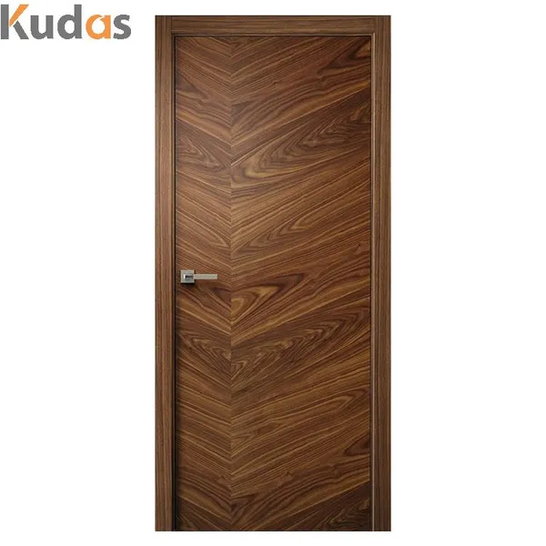 باب داخلي فاخر من خشب البلوط الصلب، باب عازل للصوت بقشرة فاخرة