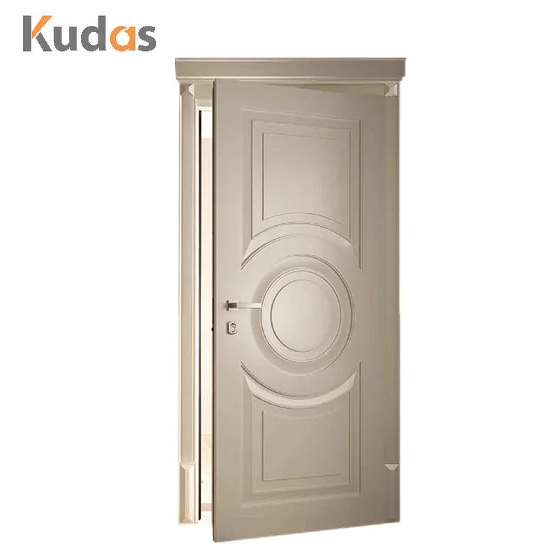 باب غرفة فيلا أمريكية فاخرة باب داخلي مصنوع من الخشب الصلب