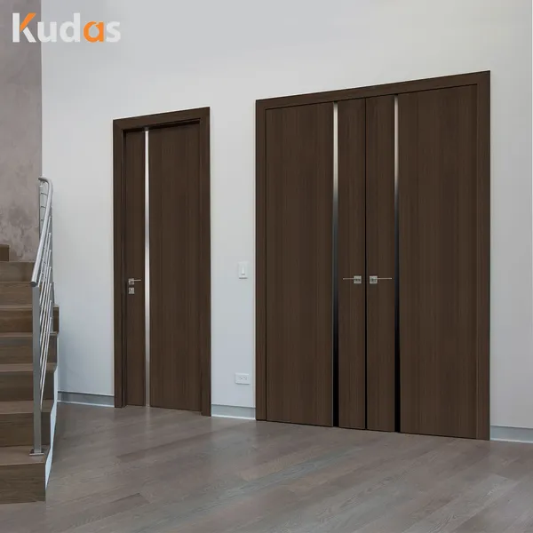 ألواح معلقة مسبقًا للمنزل، باب خشبي HDF داخلي مجوف  