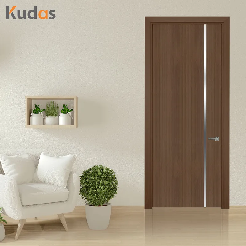 ألواح معلقة مسبقًا للمنزل، باب خشبي HDF داخلي مجوف  