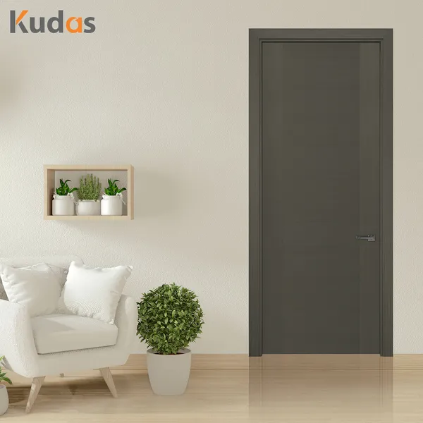 باب غرفة نوم مقاوم للماء رخيصة الثمن تصميم أبواب خشبية PVC  