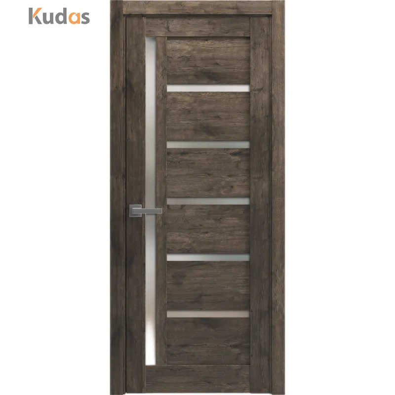 باب عازل للصوت WPC، أبواب من الخشب الصلب MDF، باب PVC من الزجاج المتدفق المركب