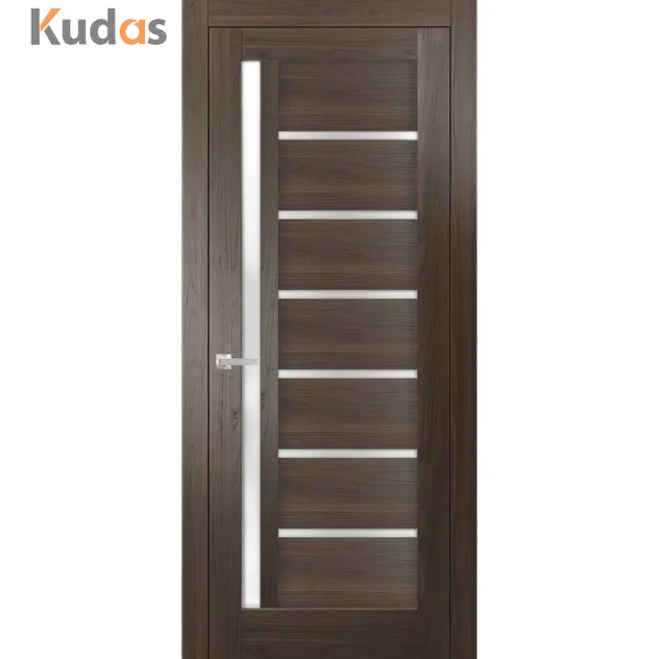 باب عازل للصوت WPC، أبواب من الخشب الصلب MDF، باب PVC من الزجاج المتدفق المركب