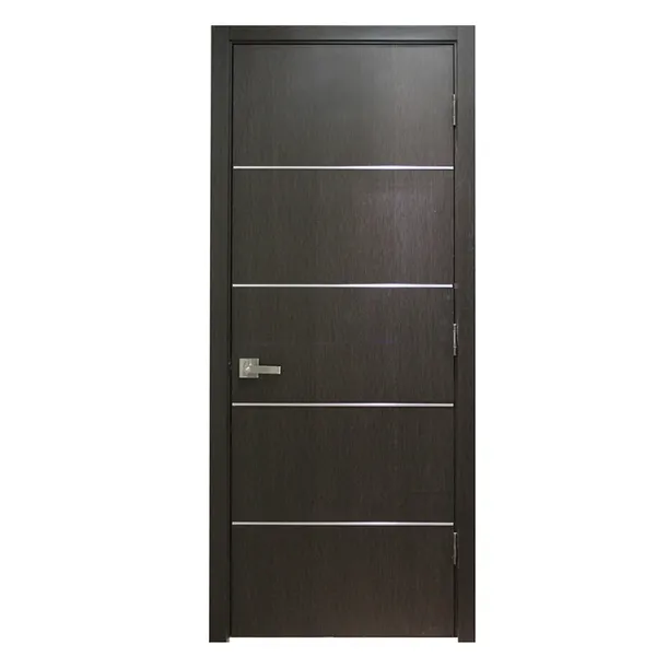 باب من الخشب الصلب ذو القشرة الخشبية الصلبة الداخلية المجوفة باللون الأبيض