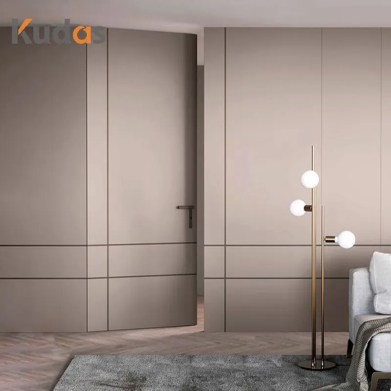 Apartment House Room Invisible Door Modern Interior Flush Hidden Door