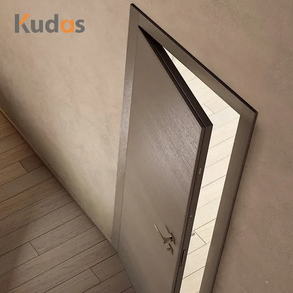 باب غرفة فيلا أمريكية فاخرة باب داخلي مصنوع من الخشب الصلب